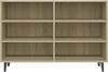 Sideboard, Kommode Sonoma-Eiche 103,5x35x70 cm Holzwerkstoff j2897p Bild 4