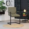 Bronx71 Esszimmerstuhl Eco-Leder Block mit Armlehne olivgrün - 6er Set Bild 5