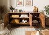 Sideboard Akazie 160x42x75 Akazie natur lackiert MOSAYK #110 Bild 4
