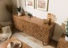 Sideboard Akazie 160x42x75 Akazie natur lackiert MOSAYK #110 Bild 2