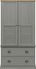 vidaXL Kleiderschrank VIGO Grau 90x55x170 cm Massivholz Kiefer 353165 Bild 4