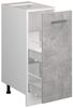 Apothekerschrank R-Line Beton 30 cm ohne Arbeitsplatte Vicco Bild 3