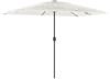 vidaXL Sonnenschirm mit Stahlmast Weiß 300x200x250 cm 4005096 Bild 5