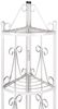 Pflanzentreppe Blumenregal Standregal Eckregal Blumentreppe Stahl weiß 40783 Bild 3