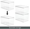 Spielzeugaufbewahrung stapelbare Kiste Organizer mit Deckel mDesign durchsichtig Bild 5