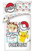Pokémon Bettwäsche Set aus Mikrofaser Bettdeckenbezug 140 × 200 cm mit 70 × 90 cm Kissenbezug Bild 1