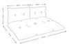 Amilian Stuhlkissen - Bankauflage - Gartenbankauflage - 60x120cm + 2 x 40x60cm, 3er Set - Gartenbankauflage - Pallettensitzkissen - Bankkissen Bild 3