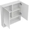 Vente-unique - Spiegelschrank Bad mit Ablage - Weiß - ZUMPA Bild 5