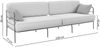 Selsey 'Preggel' Garten-Sofa 3-Sitzer, wasserabweisend, beige/cremefarbenes Gestell ca. 80 x 228 x 71 cm Bild 5