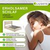 Juskys 'Savona' Polsterbett mit Stauraum und Lattenrost, Samt, Beige, 120x200 cm Bild 4