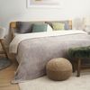 Blumtal Premium Sherpa Kuscheldecke flauschig - Wohndecke Kuscheldecke 150x200 cm - Oeko-TEX zertifizierte Fleecedecke 150x200 cm - Wohn- & Kuscheldecke - Wohndecke 150x200 - Plüschdecke in Anthrazit Bild 3