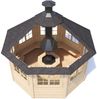8-Eck Grillpavillon Gunnar 12m² Natur Bild 3