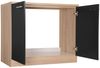 RESPEKTA Spülenschrank Merle Breite 100 cm, Soft-Close, Griffe aus Metall, 85 cm Arbeitshöhe Bild 4