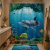Sanilo Duschvorhang 180 x 200 cm, viele schöne Duschvorhänge zur Auswahl Breite 180 cm, 100% wasserdicht, Anti-Schimmel-Effekt, hochwertige Qualität Bild 2