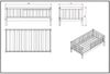 Juniorbett Karie 148x76x60 Kinderbett Massivholz Weiß Bild 4