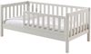 Juniorbett Karie 148x76x60 Kinderbett Massivholz Weiß Bild 2