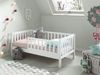 Juniorbett Karie 148x76x60 Kinderbett Massivholz Weiß Bild 3