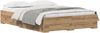 vidaXL Bettrahmen Artisan-Eiche 135 x 190 cm Holzwerkstoff 3333976 Bild 2