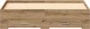 vidaXL Bettrahmen Artisan-Eiche 135 x 190 cm Holzwerkstoff 3333976 Bild 5