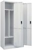 vidaXL Kleiderschrank, Stahl Hellgrau, 80 x 50 x 180 cm Bild 5