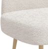 vidaXL Gepolsterte Bank mit Rückenlehne Creme 110 x 60 x 76 cm Bouclé 42040771 Bild 5