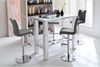Barhocker >Amiens I< in grau aus Edelstahl - 42x91x51cm (BxHxT) Bild 3
