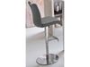 Barhocker >Amiens I< in grau aus Edelstahl - 42x91x51cm (BxHxT) Bild 1