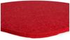 sunnypillow Stuhlkissen 4er Set Sitzkissen Filz Stuhlkissen rund Ø 36cm Filzkissen, Rot Bild 3