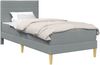 vidaXL Bettrahmen Hellgrau 80 x 200 cm Polyester 3414924 Bild 2