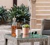 Destiny Balkonset LUNA MERANO, (Set, 3-tlg, 1 Beistelltisch, 2 Sessel), (Set, 7-tlg, 2 Sessel, 1 Tisch 46x47x50cm) Aluminium, Polyrattan Bild 4