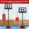 170-305cm Höhenverstellbarer Basketballständer Outdoor Basketballkorb mit Ständer Bild 3