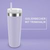 Emsa Isolierflasche Travel Mug Cool³, 3 Deckelpositionen, für gängige Autohalterungen, inkl. Strohhalm Bild 3