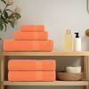 vidaXL Saunatücher FROGN 2 Stk. Orange 80x200 cm 360 g/m² 136911 Bild 3