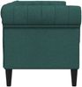 vidaXL Chesterfield-Sofa 2-Sitzer Dunkelgrün Stoff 372551 Bild 5