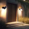 2er Set LED Wandlampe, schwarz, beweglich, B 11 cm Bild 3