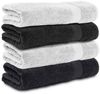 Komfortec Badetücher 100% Baumwolle, 470 g/m², Frottee (4-St), Handtücher 70x140 cm Set, Weich Bild 5