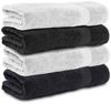 Komfortec Badetücher 100% Baumwolle, 470 g/m², Frottee (4-St), Handtücher 70x140 cm Set, Weich Bild 4