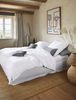 Irisette Mako-Satin uni Bettwäsche Set uni Paris 8000 weiss 240x220 cm + 2 x Kissenbezug 80x80 cm Bild 5