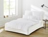Irisette Mako-Satin uni Bettwäsche Set uni Paris 8000 weiss 240x220 cm + 2 x Kissenbezug 80x80 cm Bild 3