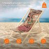 ECD Germany Gartenliege Holz Liegestuhl Beachstuhl klappbarer Strandstuhl Strandliege Liege, 2 St, 2er Set Sonnenliege mit 3-Fach verstellbarer Rückenlehne Relaxliege Bild 2