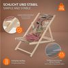 ECD Germany Gartenliege Holz Liegestuhl Beachstuhl klappbarer Strandstuhl Strandliege Liege, 2 St, 2er Set Sonnenliege mit 3-Fach verstellbarer Rückenlehne Relaxliege Bild 3
