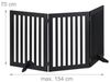 Relaxdays Schwarzes Absperrgitter 70 cm Bild 5