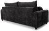 Sofa 3-Sitzer mit Schlaffunktion GIANA Stoff Soft Graphit Bild 3