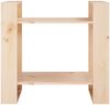 vidaXL Bücherregal/Raumteiler 60x35x57 cm Massivholz Kiefer 813874 Bild 3