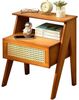 LuxusKollektion Nachttisch Nachttisch Bambus 1 Schublade Schlafzimmer Braun Bild 4