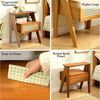 LuxusKollektion Nachttisch Nachttisch Bambus 1 Schublade Schlafzimmer Braun Bild 3