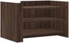 vidaXL Couchtisch Braun Eichen-Optik 80x50x50 cm Holzwerkstoff 848345 Bild 2