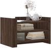 vidaXL Couchtisch Braun Eichen-Optik 80x50x50 cm Holzwerkstoff 848345 Bild 3