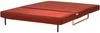Schlafsofa 3-Sitzer JERSLEV Stoff Rot Bild 5