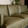 Bronx71 Ecksofa Denver Leder olivgrün rechts Bild 5